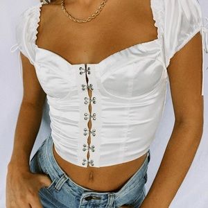 Princess Polly Allyson Top White